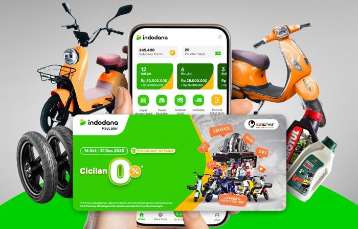 Indodana Gandeng SITEPAT Digital Motoshop, Bikin Servis Sepeda Motor Lebih Mudah, Ada Cicilan 0% – Fintechnesia.com